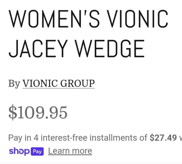 Vionic Jacey Wedge Leather Pink Rose Cedar Slip On Loafer Casual Shoe Women 8 - Picture 6 of 10